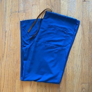 Medline, PerforMAX Reversible Scrub Pants, Unisex, Medium, Caribbean Blue